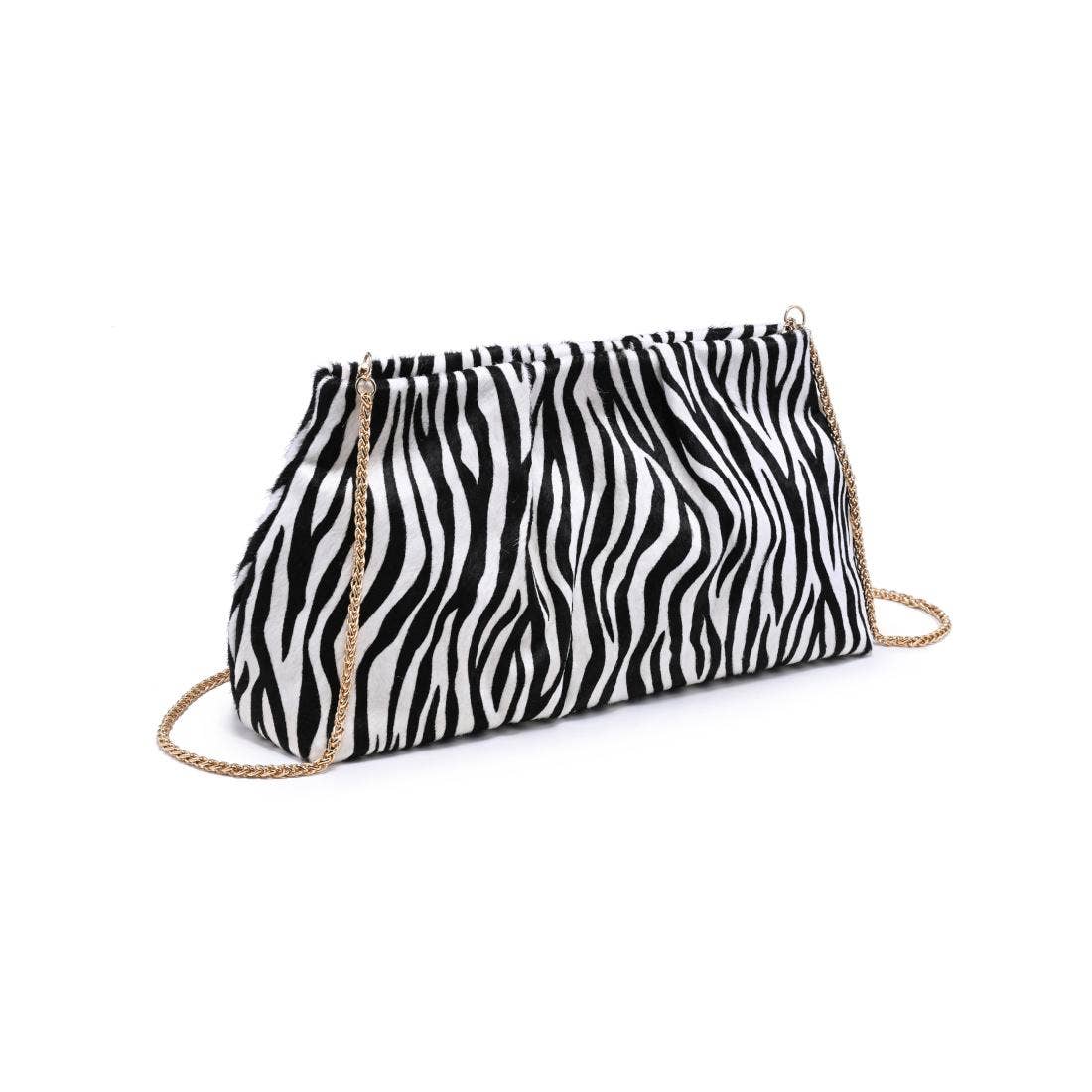 Elva Zebra Clutch