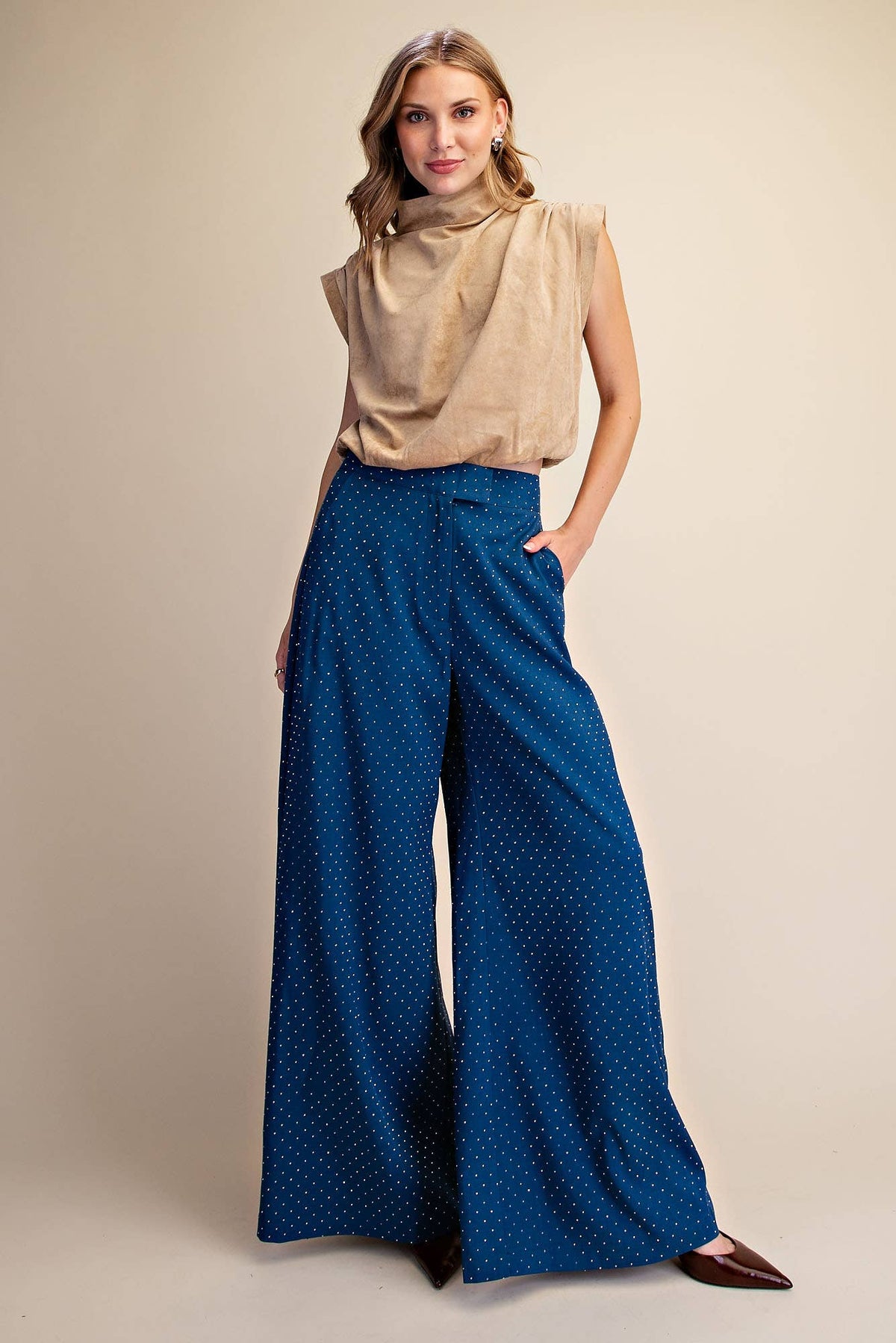 All That Glitters Wide-Leg Pants