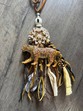 A Rare Bird - Safari Sunburst Leopard Necklace