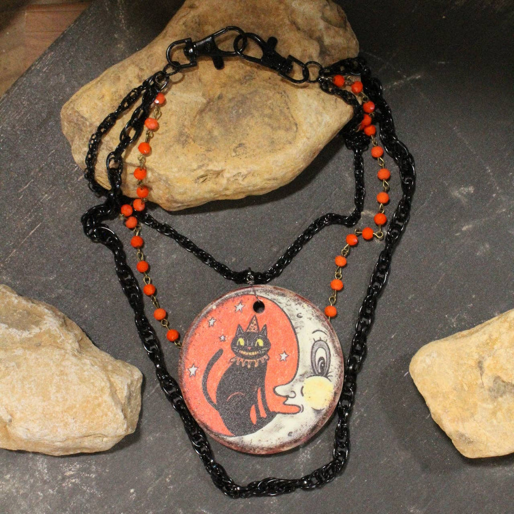 Vintage Halloween Fun Layered Necklace