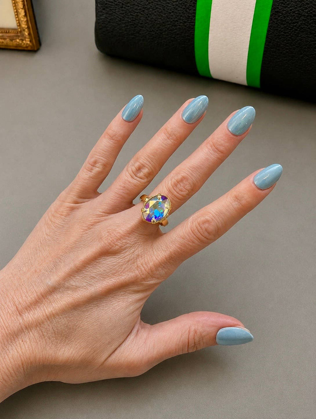 Socialite Adjustable Mini Cocktail Ring in Stolen Starlight