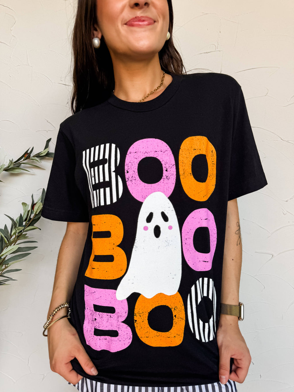 Boo Stacked Tee