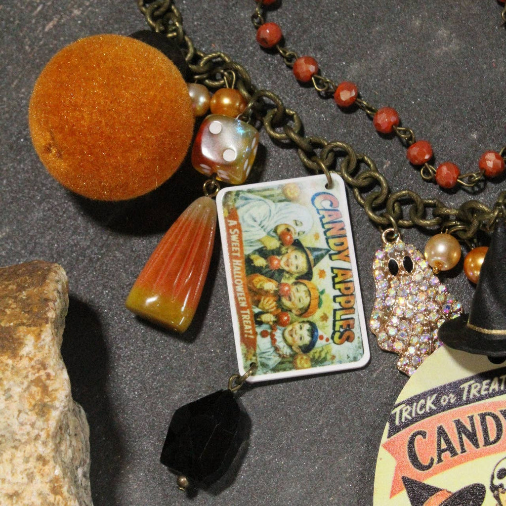 Candy Corn Maker Charm'd Necklace