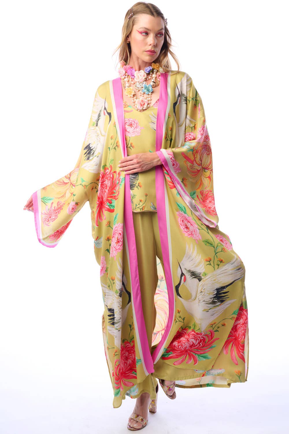 Aratta - The Legend Of The Crane Maxi Kimono