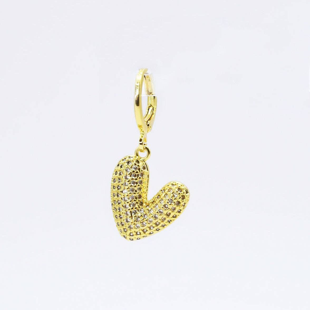 In Love Crystal Heart Charm