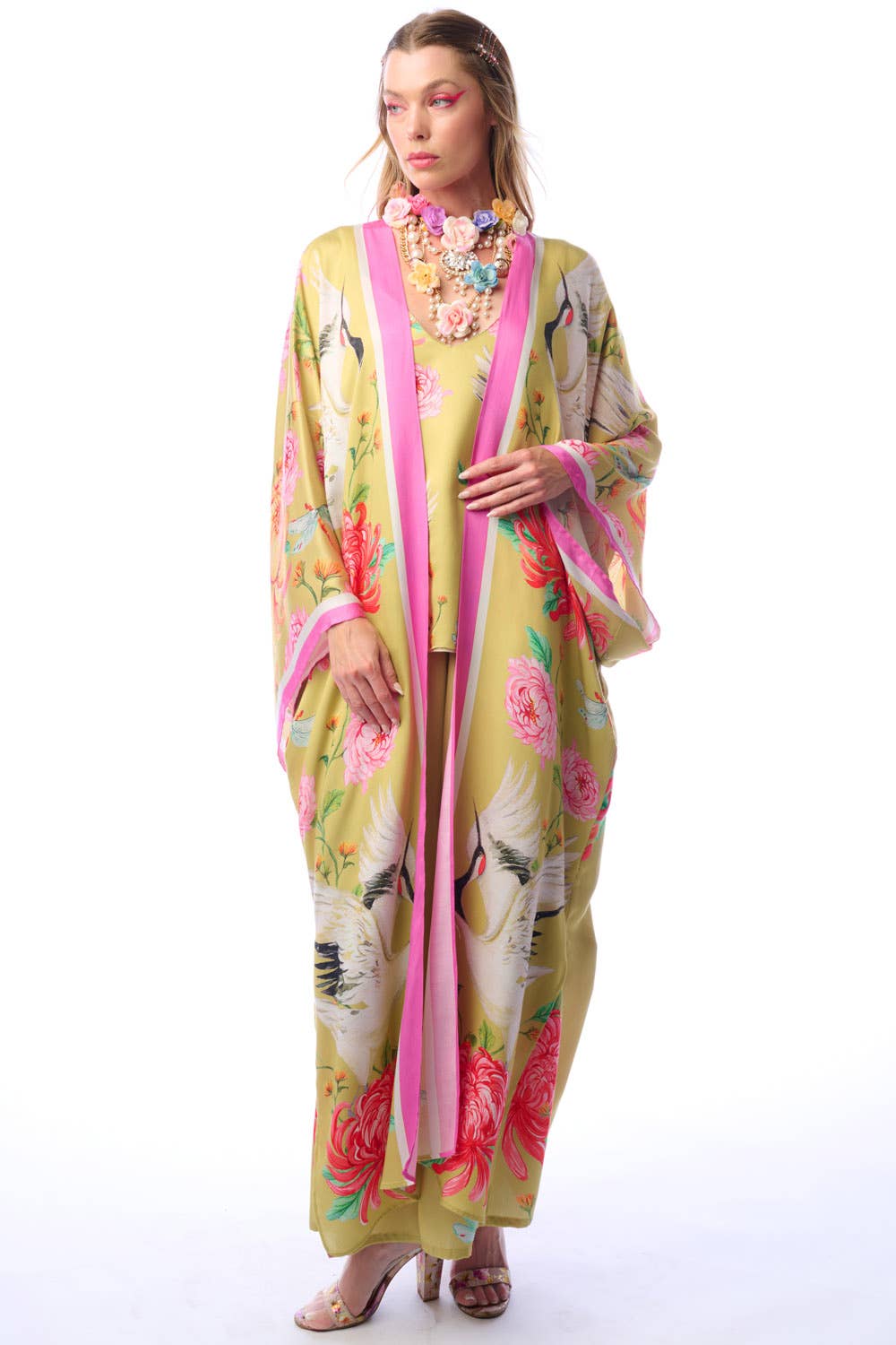 Aratta - The Legend Of The Crane Maxi Kimono