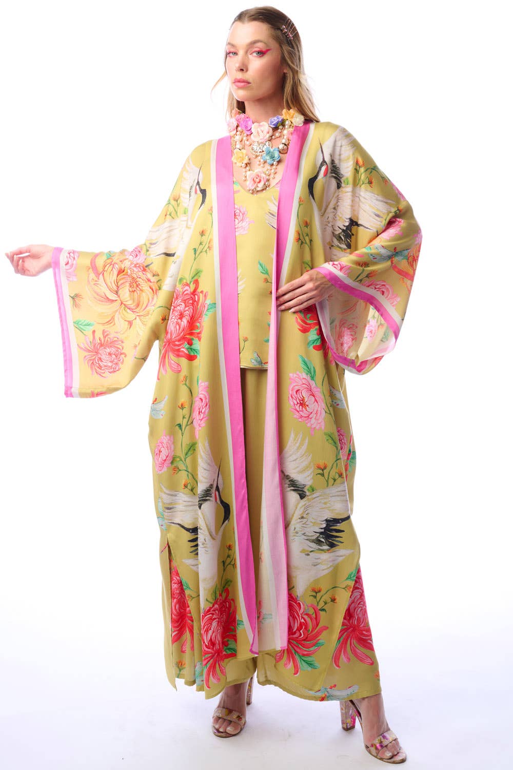 Aratta - The Legend Of The Crane Maxi Kimono