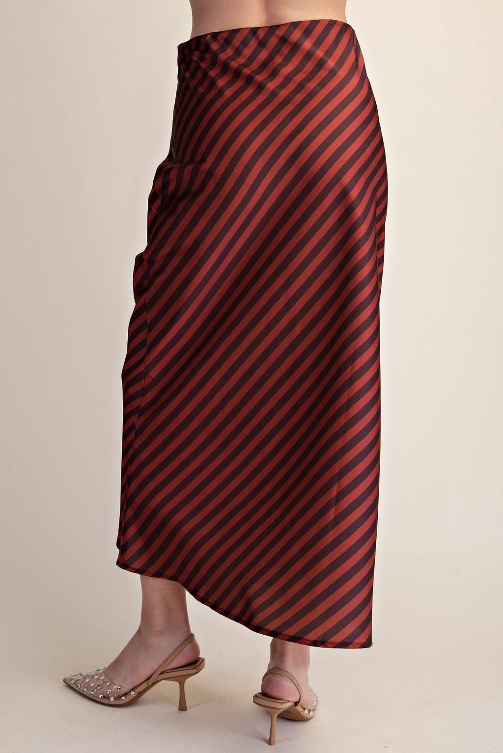 The Social Stripe Midi Skirt