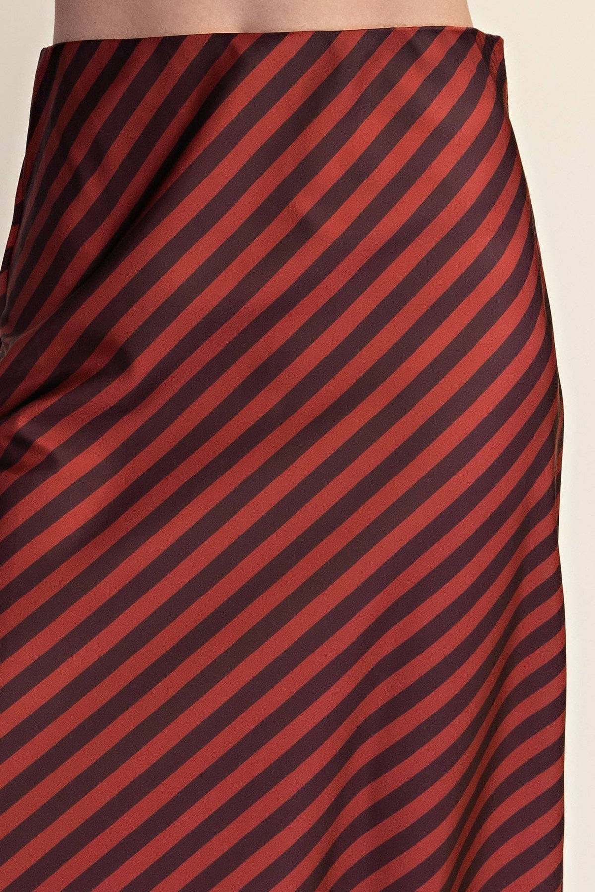 The Social Stripe Midi Skirt