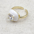 Emily White enamel one size