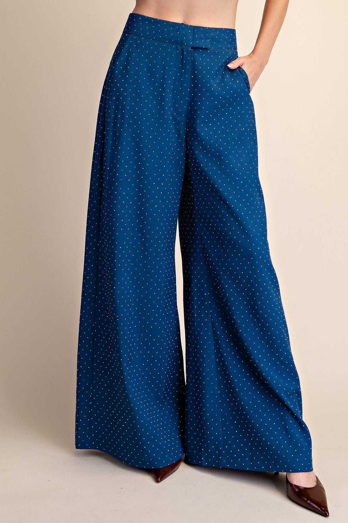 All That Glitters Wide-Leg Pants
