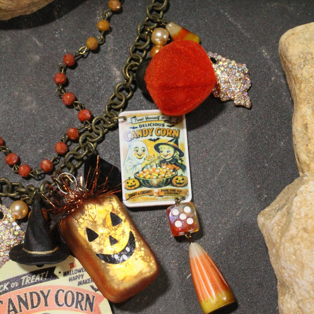 Candy Corn Maker Charm'd Necklace