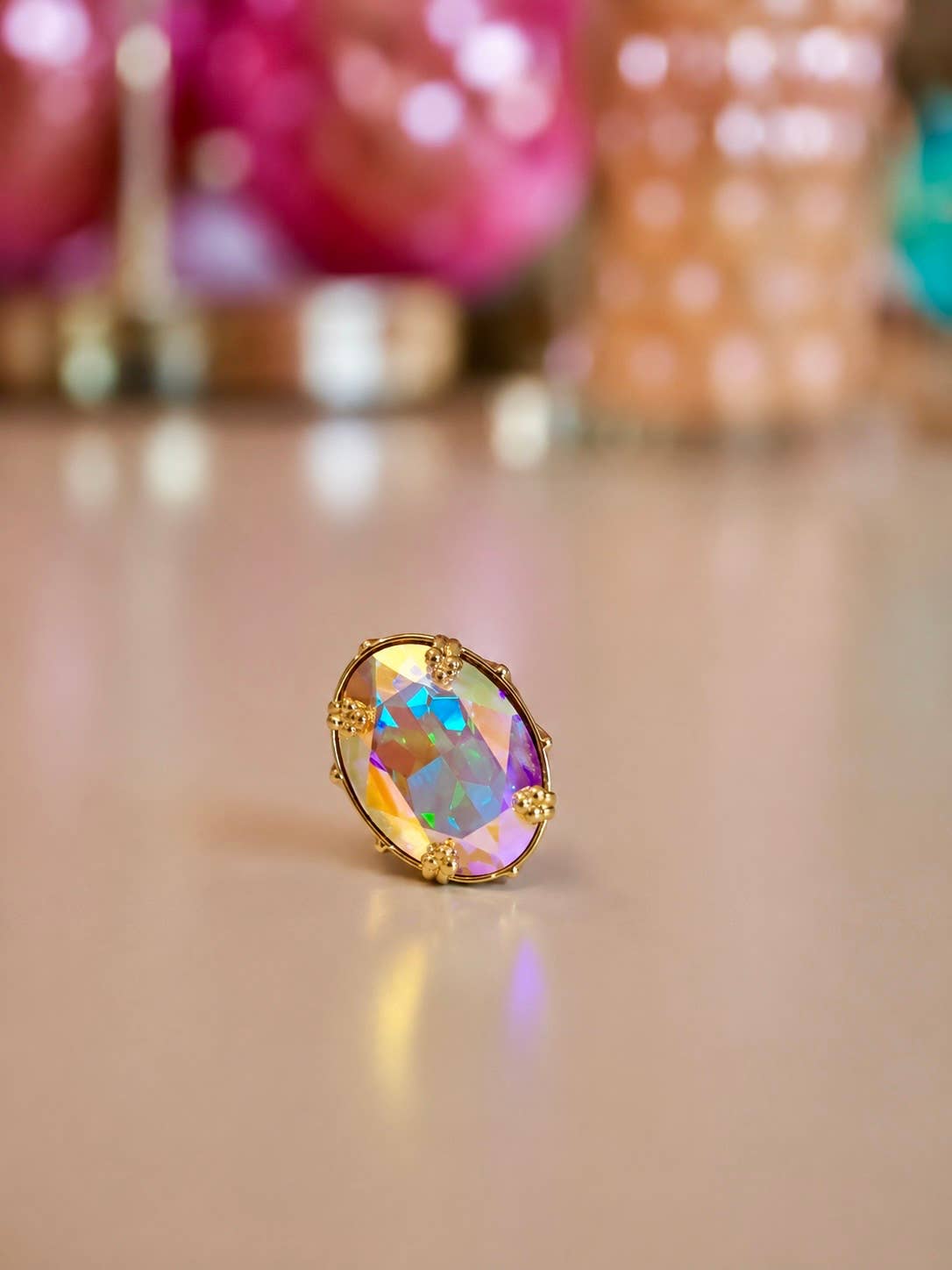First Lady Cocktail Ring in Stolen Starlight