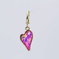Chunky Pink Heart Charm