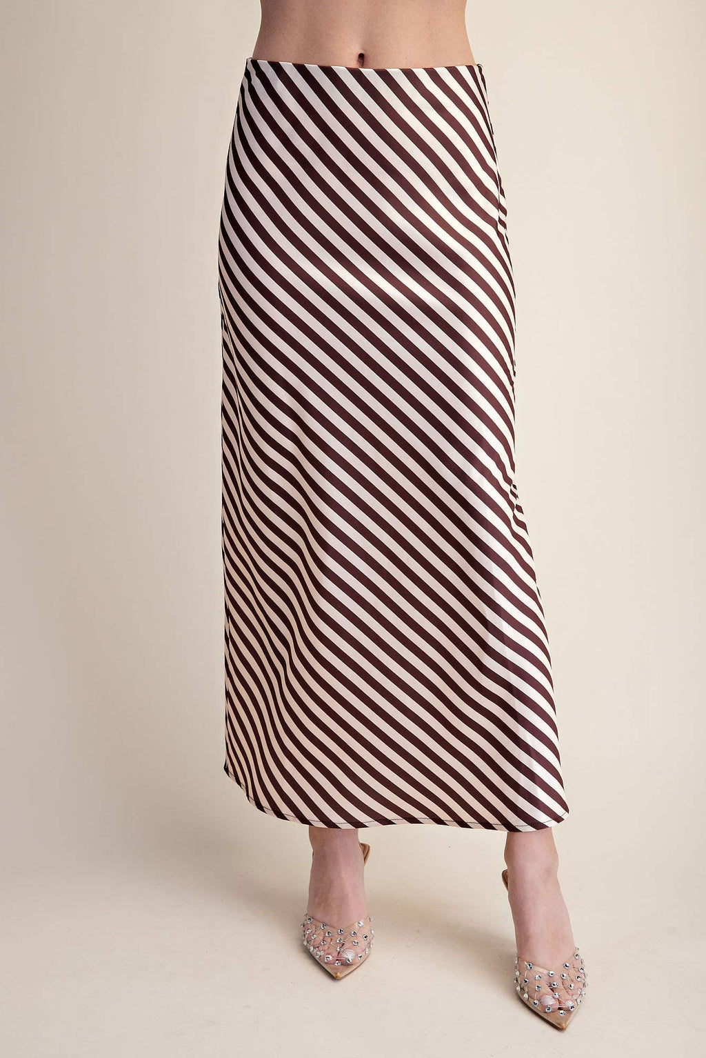 The Social Stripe Midi Skirt