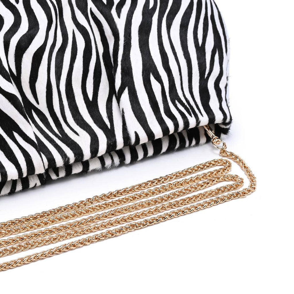 Elva Zebra Clutch
