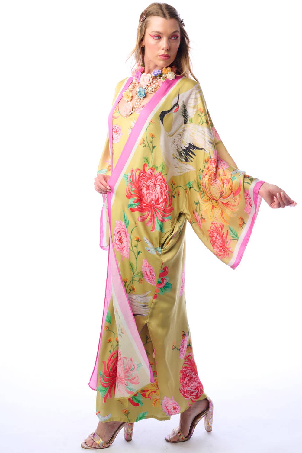 Aratta - The Legend Of The Crane Maxi Kimono