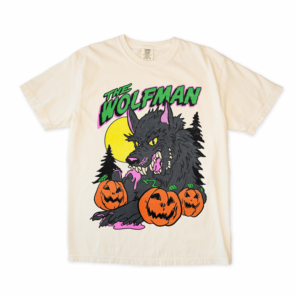 The Wolfman Halloween Werewolf Graphic Tee