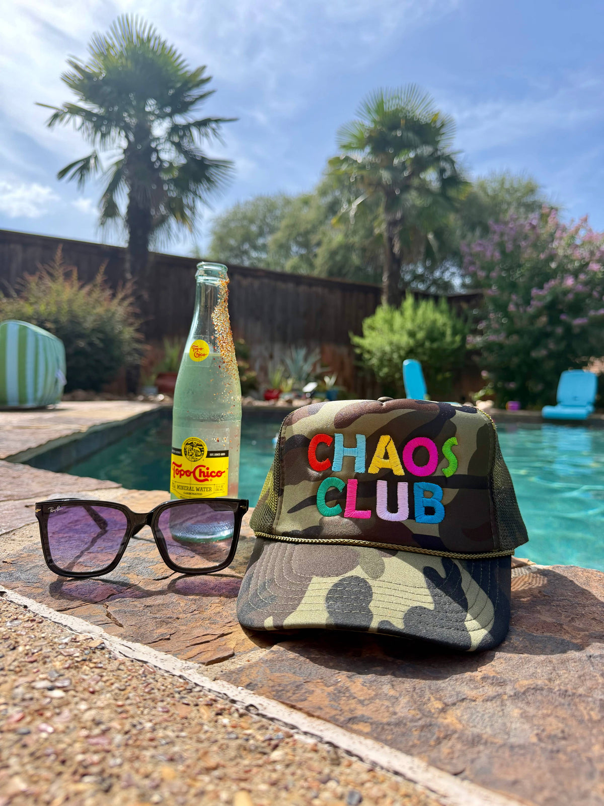 Chaos Club - Camo Trucker Hat