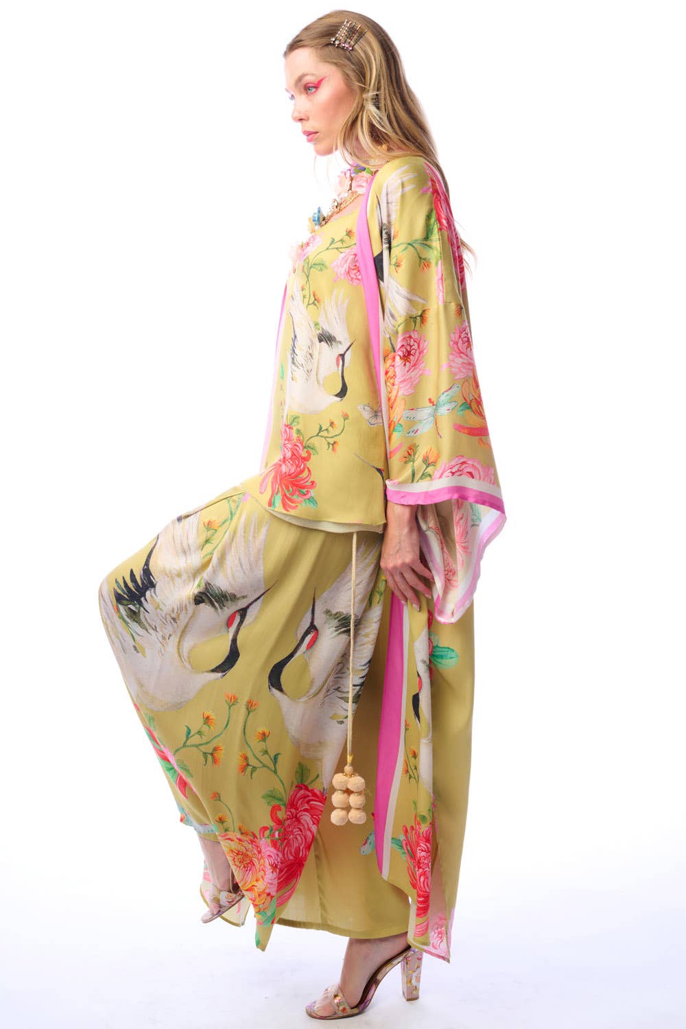 Aratta - The Legend Of The Crane Maxi Kimono