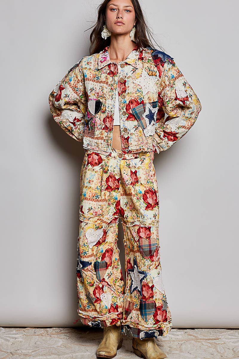 POL - Vintage Star Patch Jogger Pants