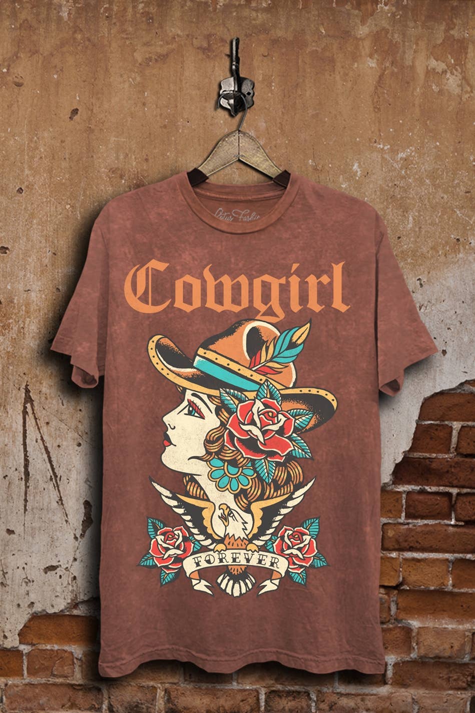 Cowgirl Forever Tattoo Graphic Top