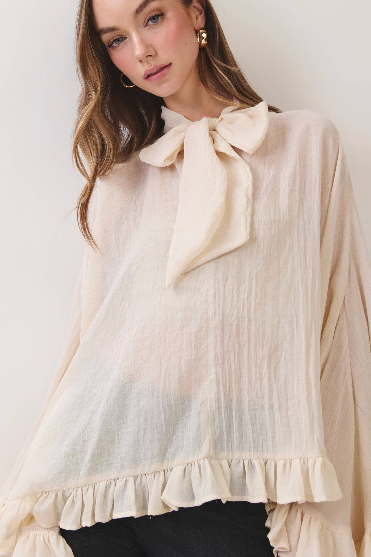 In Full Swing Poncho Top