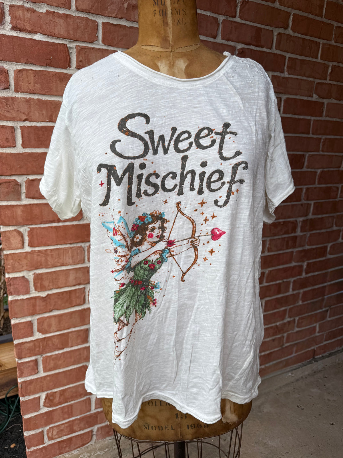 Jaded Gypsy Worn and Weathered Tee - Mischief