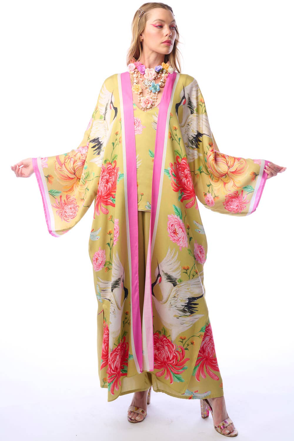 Aratta - The Legend Of The Crane Maxi Kimono