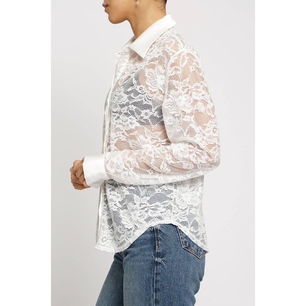 Love & Lace Button Down Shirt