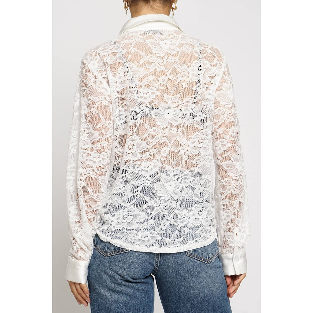 Love & Lace Button Down Shirt