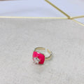 Star hot pink Ring