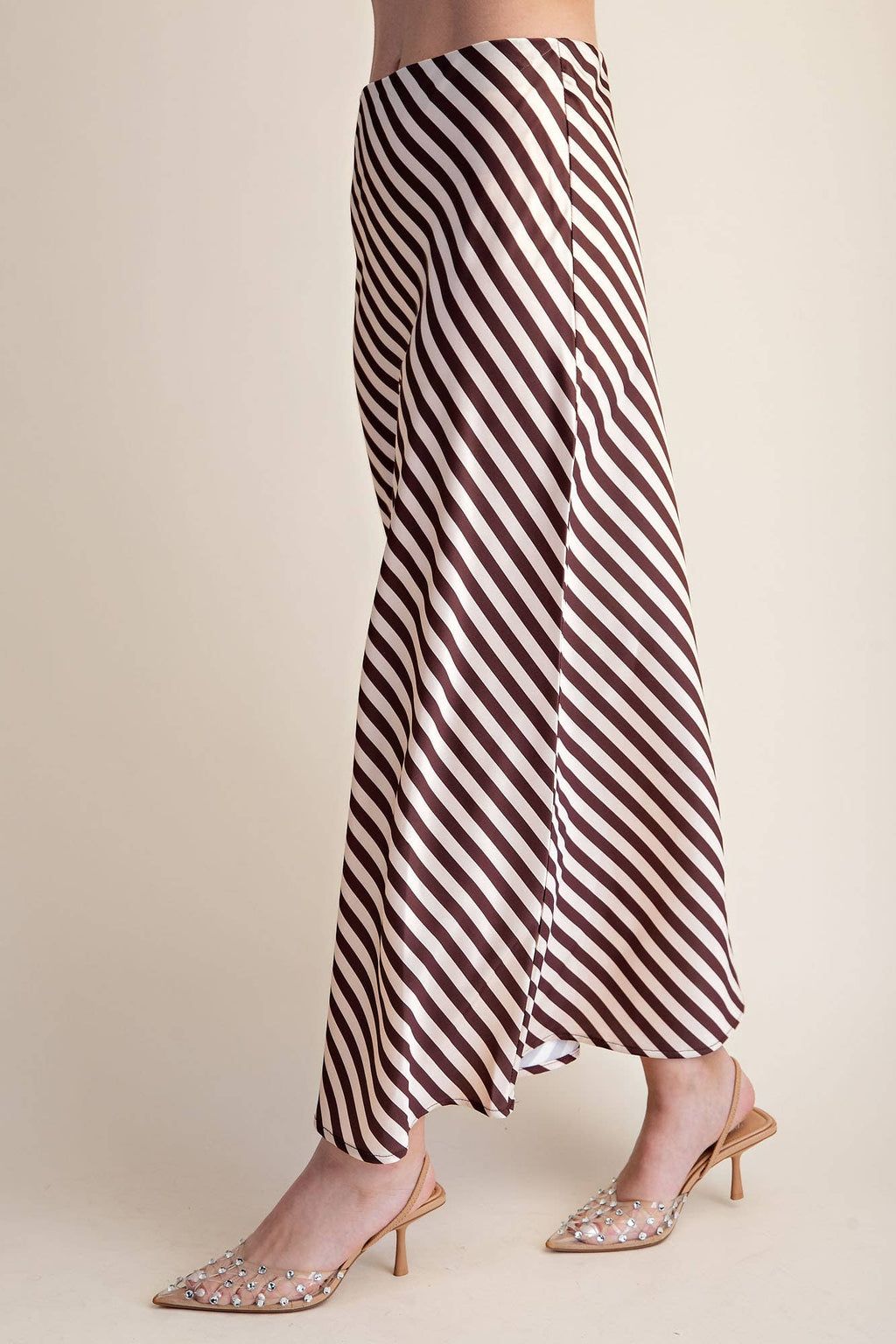 The Social Stripe Midi Skirt
