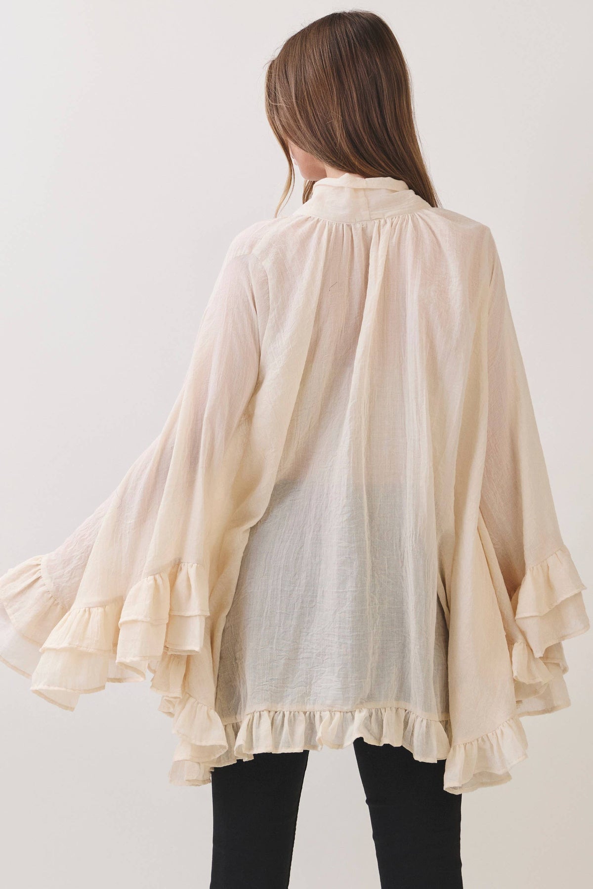 In Full Swing Poncho Top