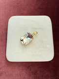 Diamond Clear Large Emerald-Cut Charm - Clear crystal Austrian crystal charm pendant
