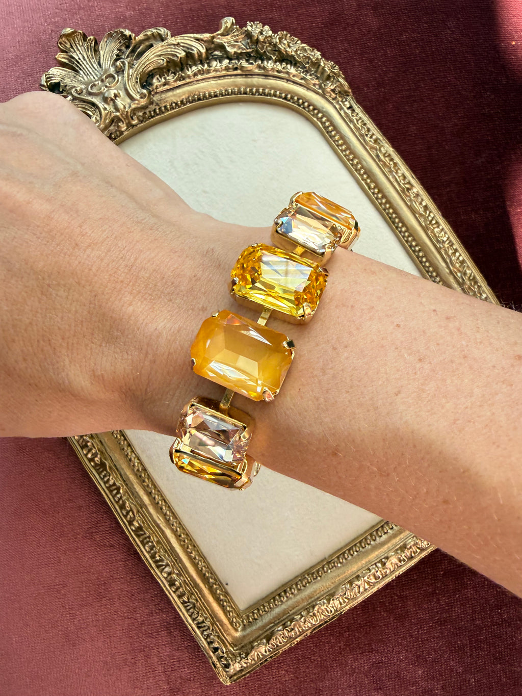 Golden Hour Austrian Crystal Bracelet