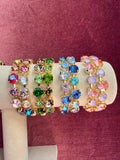 Color Party Austrian Crystal Bracelet - Rainbow Pop