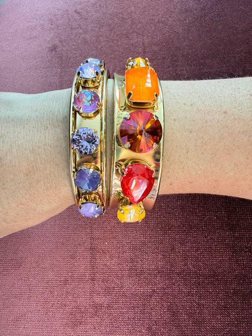 Big Gem Energy Austrian Crystal Cuff Bracelet
