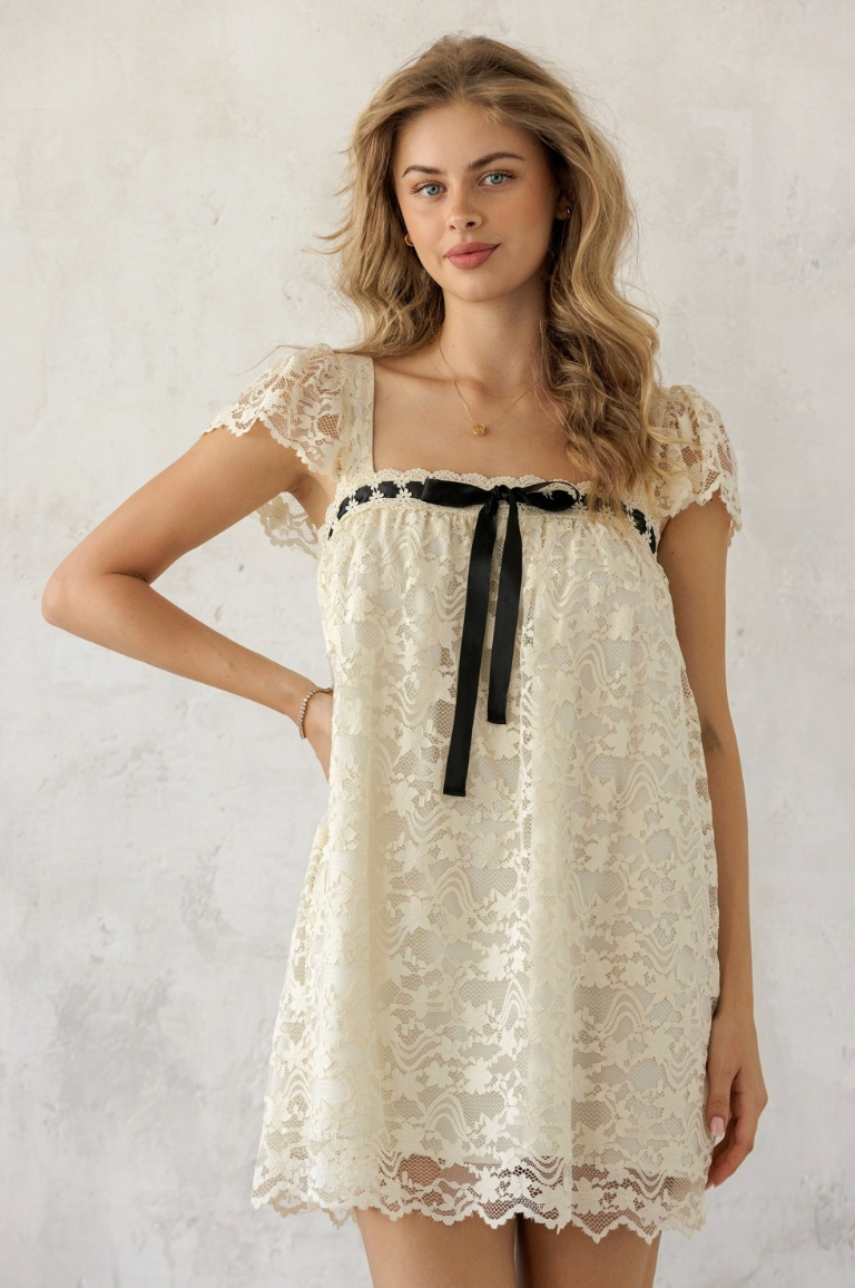 The Sweetest Detail Mini Dress
