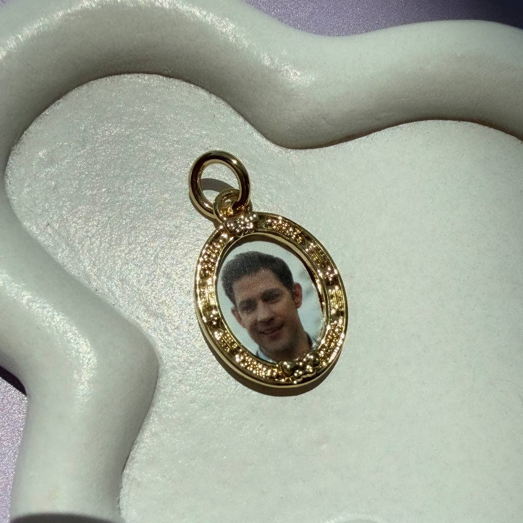 Little Bow Photo Frame Charm