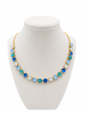 Blue Skies Rhinestone Necklace 