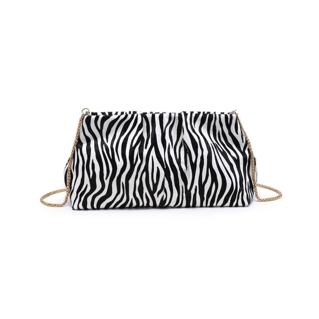 Elva Zebra Clutch