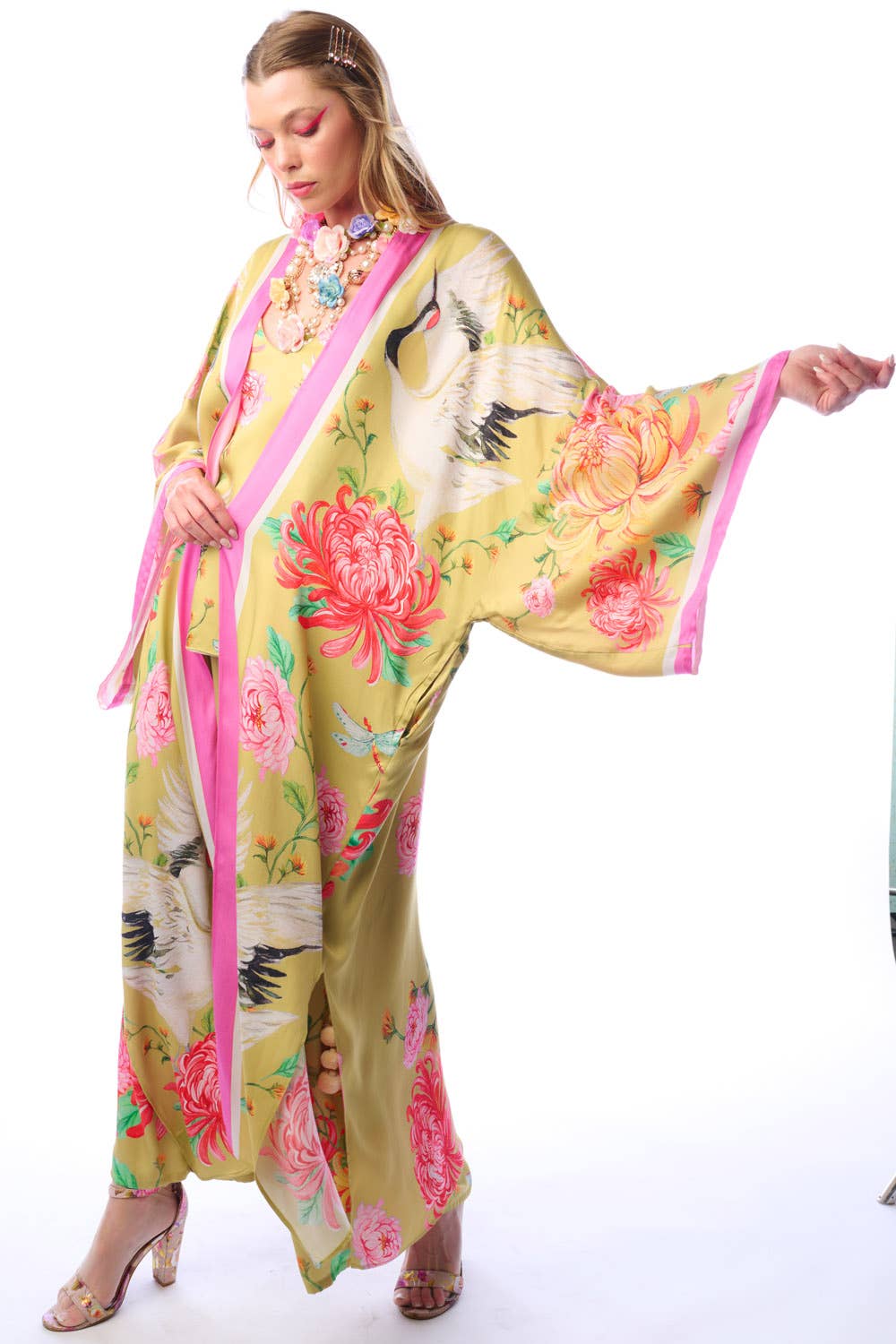 Aratta - The Legend Of The Crane Maxi Kimono