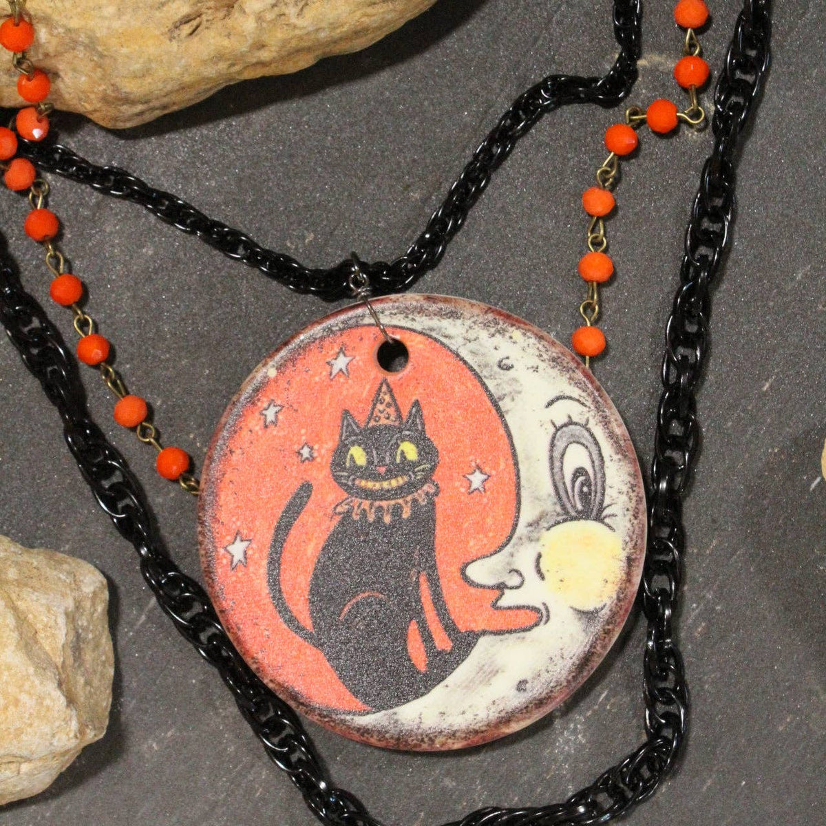 Vintage Halloween Fun Layered Necklace