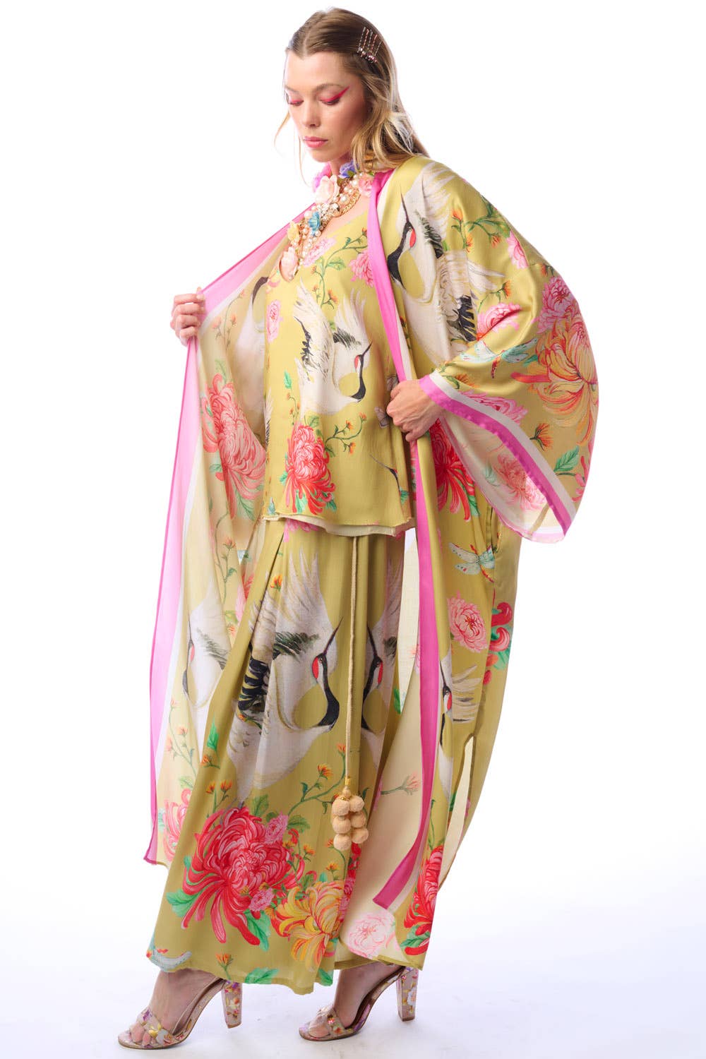 Aratta - The Legend Of The Crane Maxi Kimono