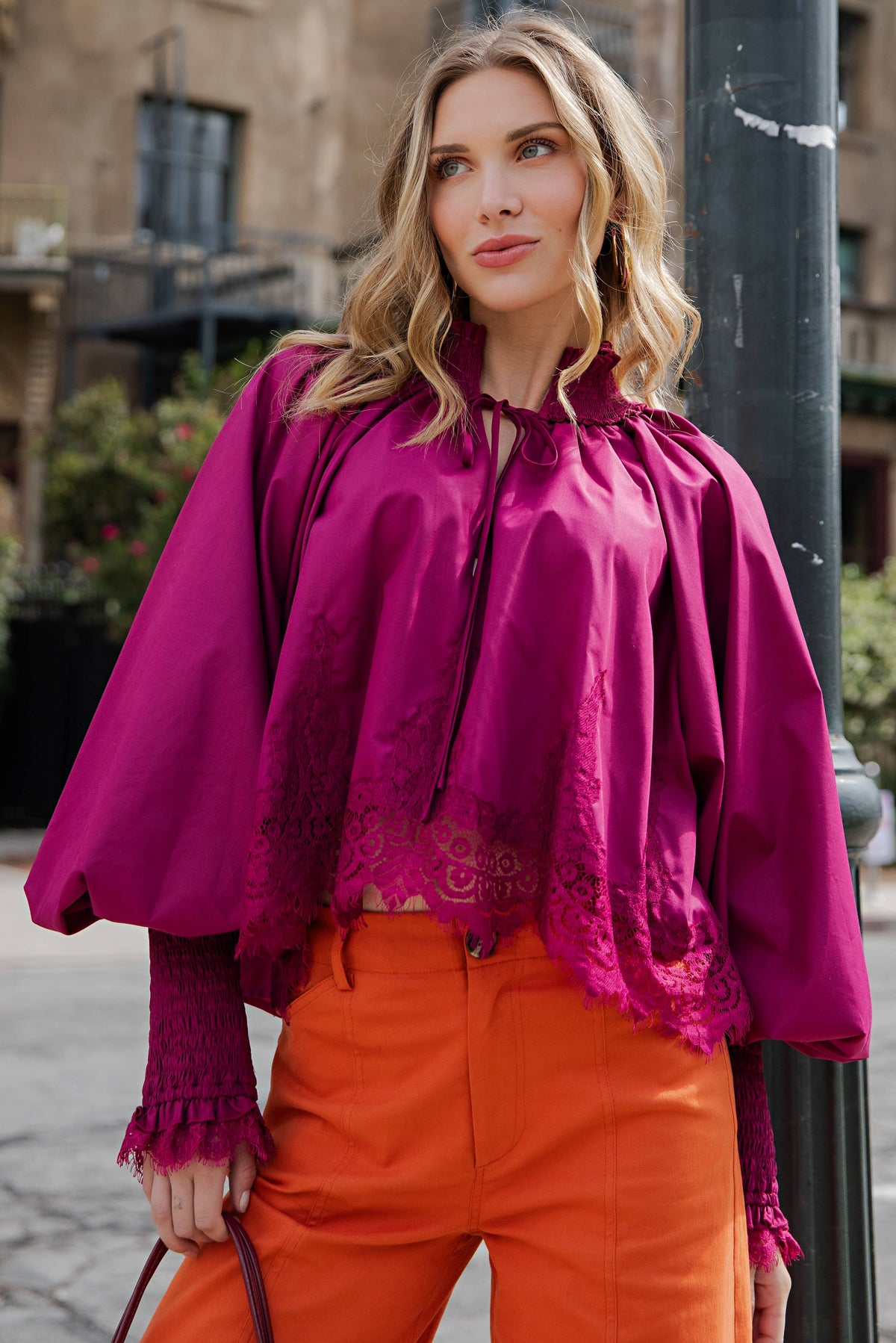 Main Character Lace Blouse