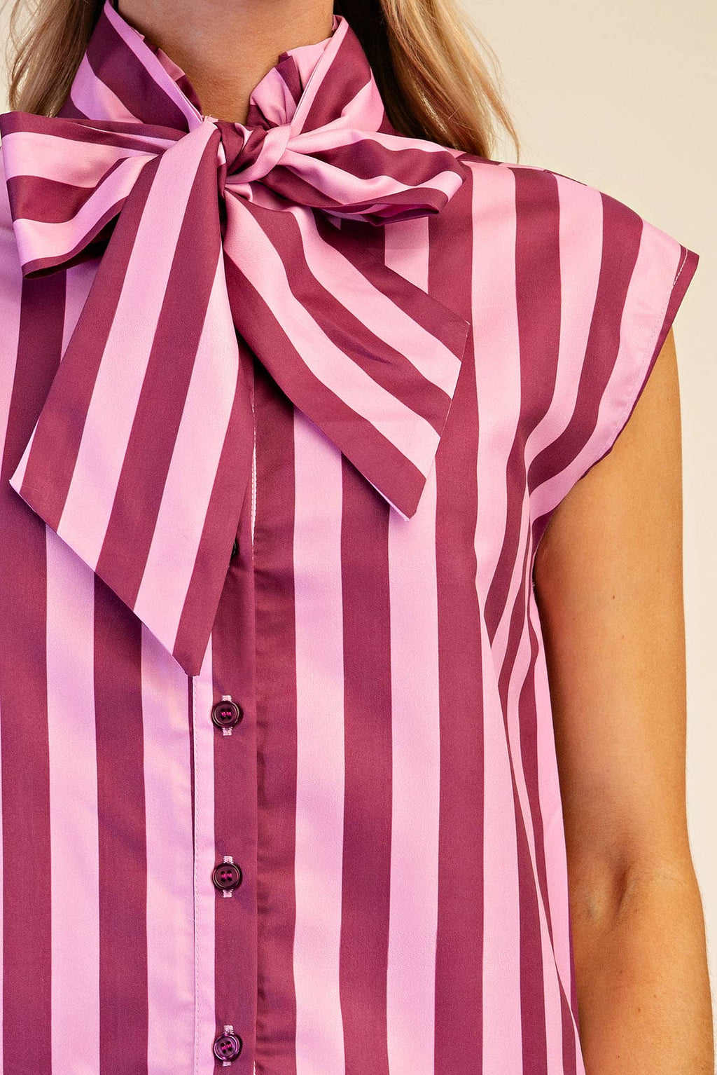 All Tied Up Striped Top