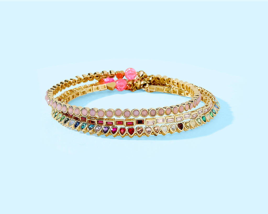The Amore Rainbow Hearts Choker Necklace