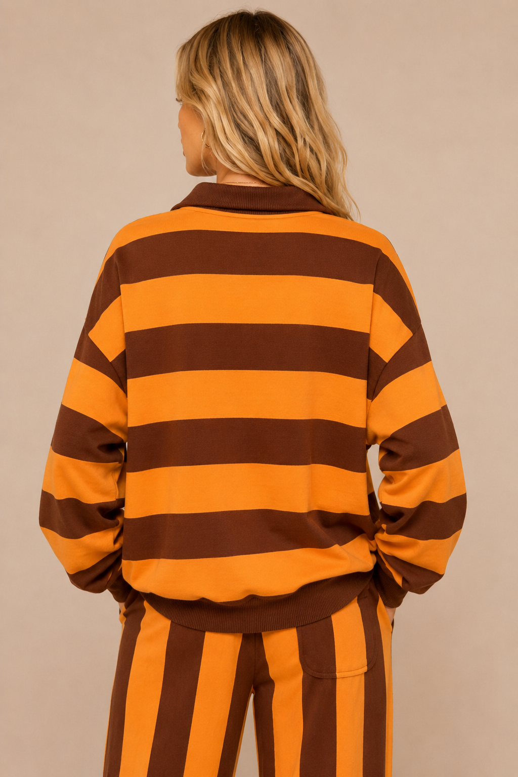 Pumpkin Spice Rugby Pullover