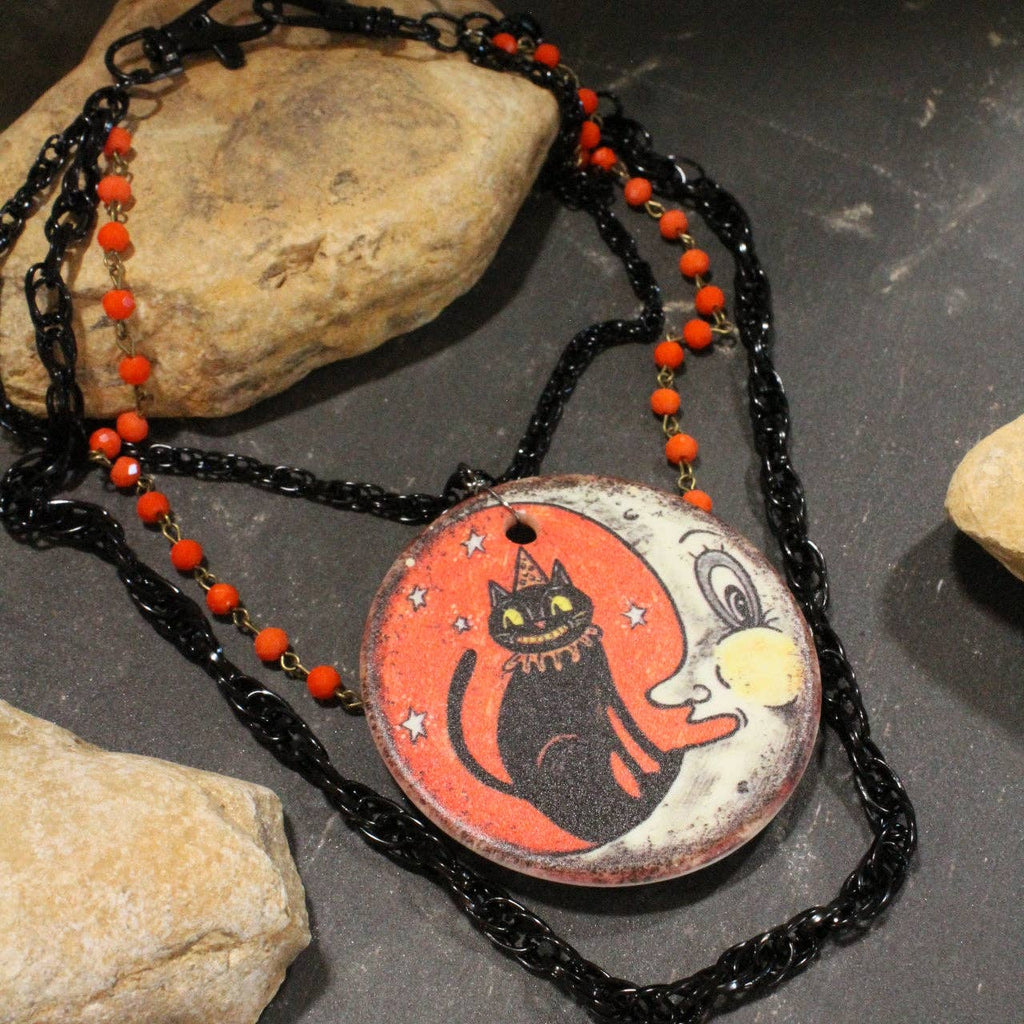 Vintage Halloween Fun Layered Necklace